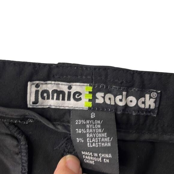 JAMIE SADOCK women's shorts 8 black golf stretch bermuda pockets outdoor cycling - Picture 3 of 5